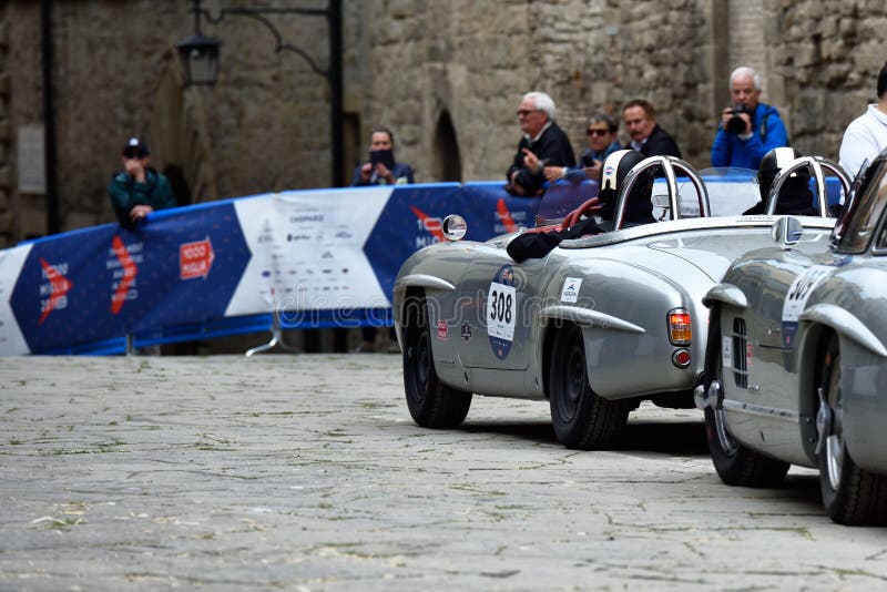Course historique de miglia de Mille, Italie III photographie stock Course historique de miglia de Mille, Italie III photographie stock
