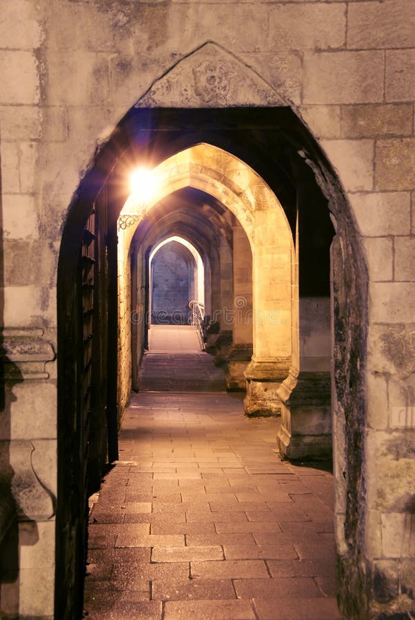 Image of passageway, Winchester Cathedral. Image of passageway, Winchester Cathedral.