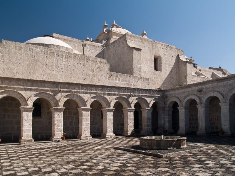 Courtyard at Arequipa, Peru