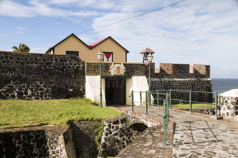 Courtyard Fort Oranje Oranjestad Sint Eustatius