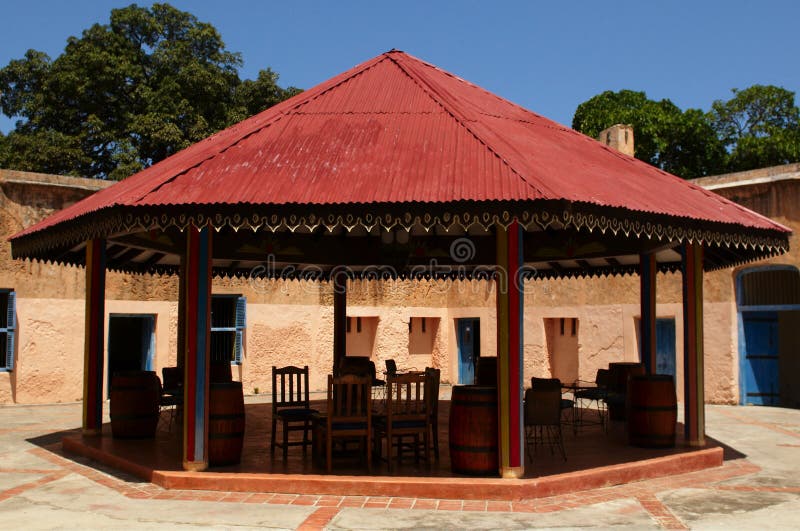 Courtyard in old prison