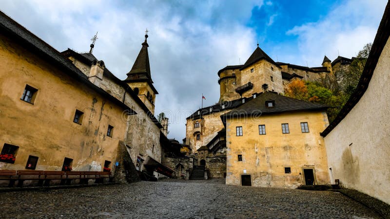 Courtyard of an old castle