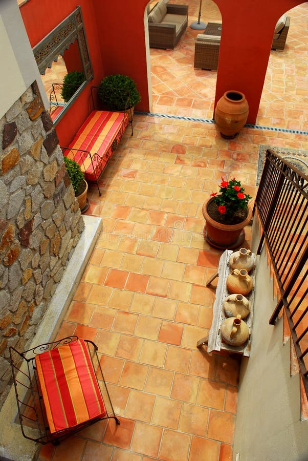 Courtyard of a villa