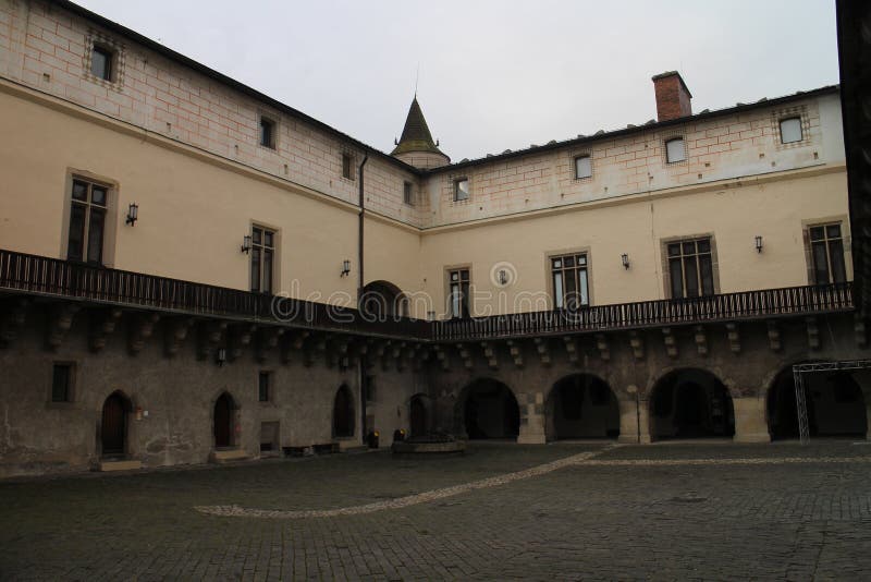 Courtyard in Zvolen castle in baroque style, Zvolen