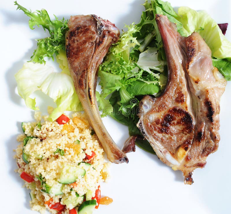 Cous cous with lamb