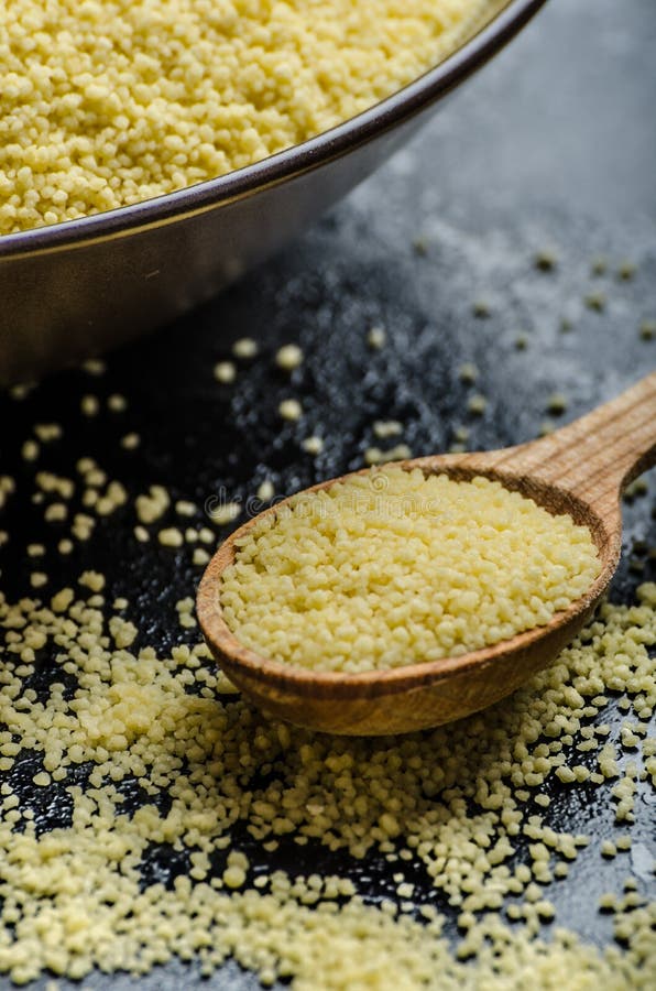Raw couscous stock photo. Image of healthy, grain, nobody 40092894