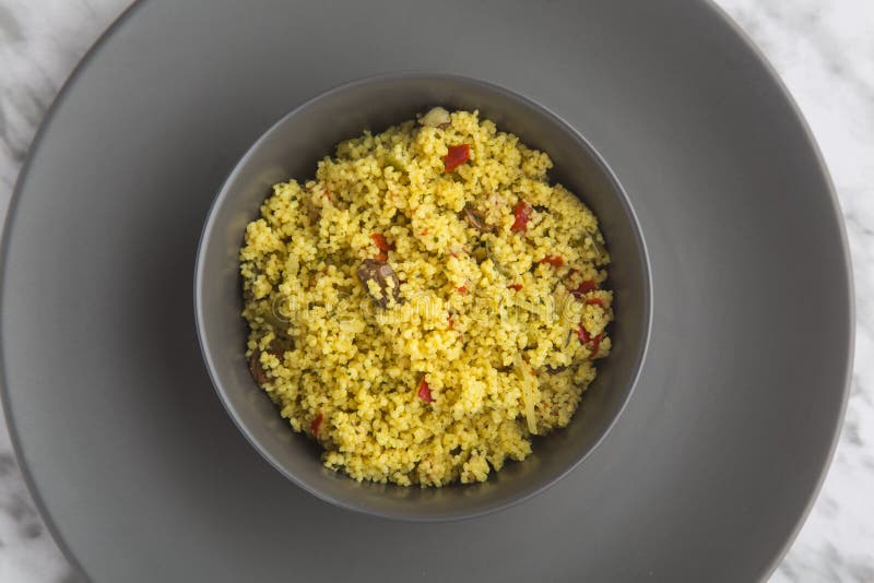 Couscous With Vegetables, Typical Arabic Food Stock Photo Image of