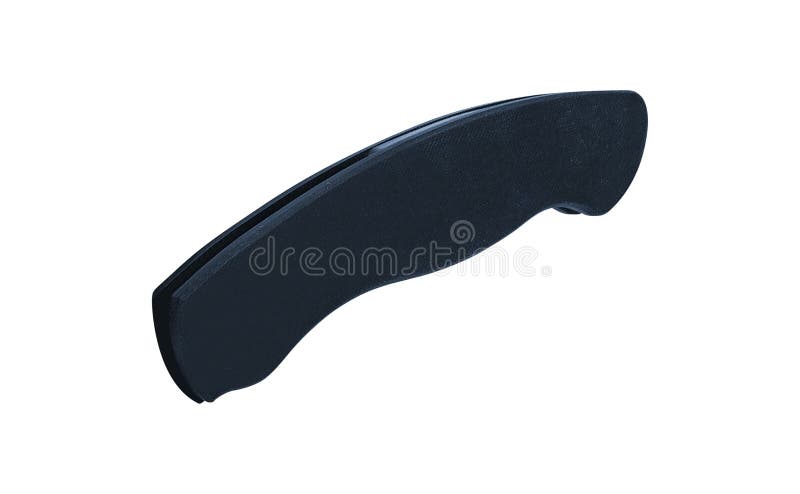 Couteau de fermoir d'isolement sur le blanc photo stock Couteau de fermoir d'isolement sur le blanc photo stock