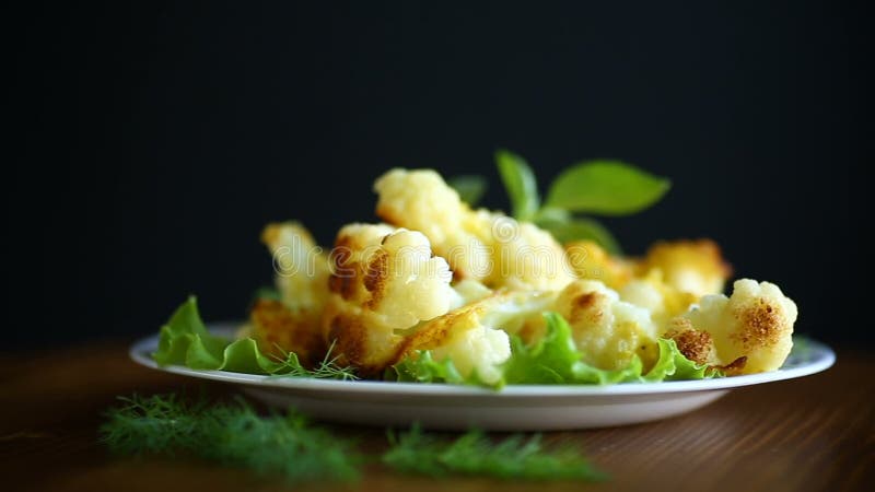 Couve-flor fritada na massa filme