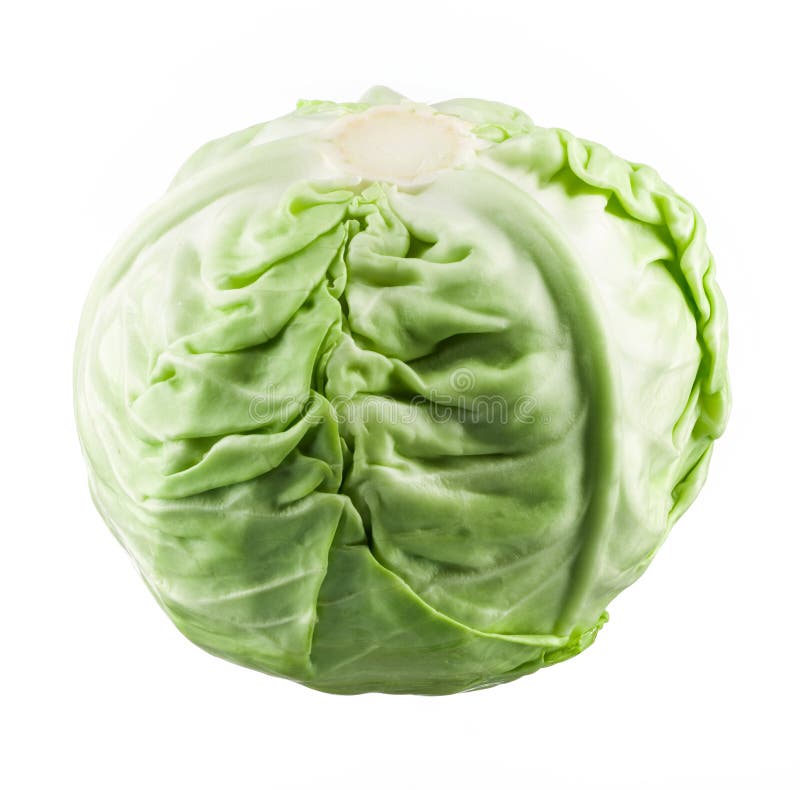 Couve Verde Isolada No Branco Foto de Stock Imagem de planta