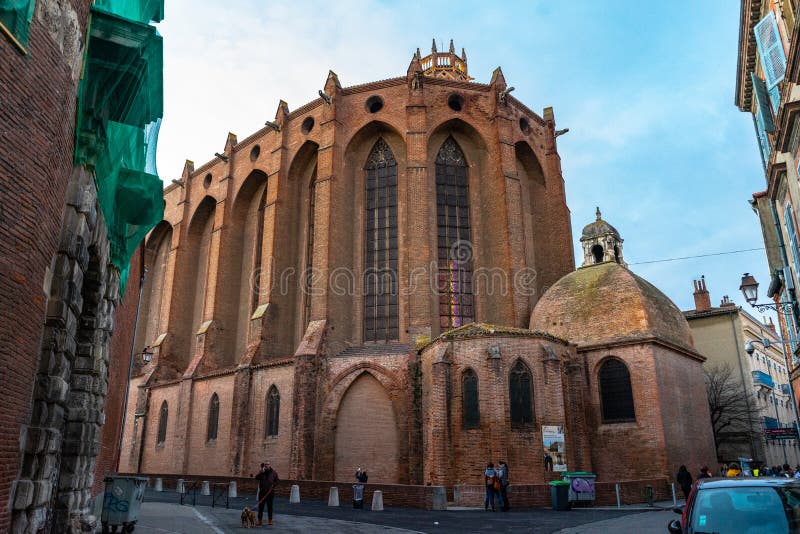 Couvent des jacobins we francji tuluzy. obrazy royalty free