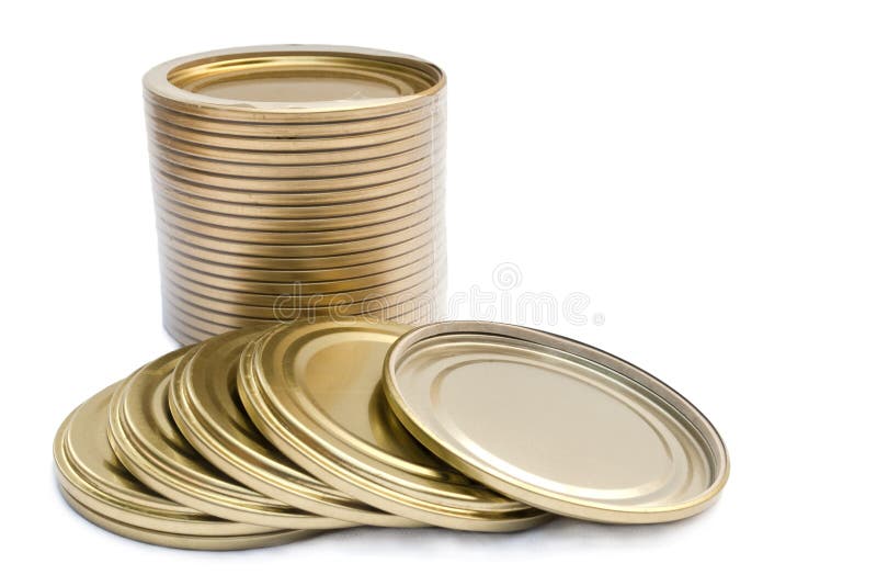 Couvercles pour les fruits et légumes de mise en boîte image stock Couvercles pour les fruits et légumes de mise en boîte image stock