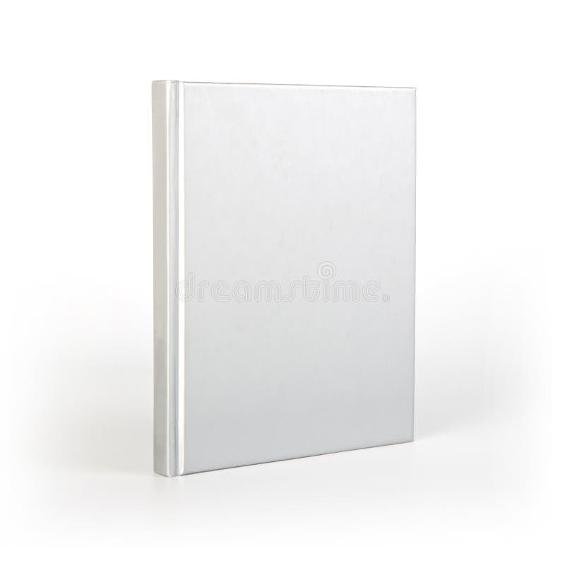 Couverture de livre vide au-dessus du fond blanc avec l'ombre images stock Couverture de livre vide au-dessus du fond blanc avec l'ombre images stock