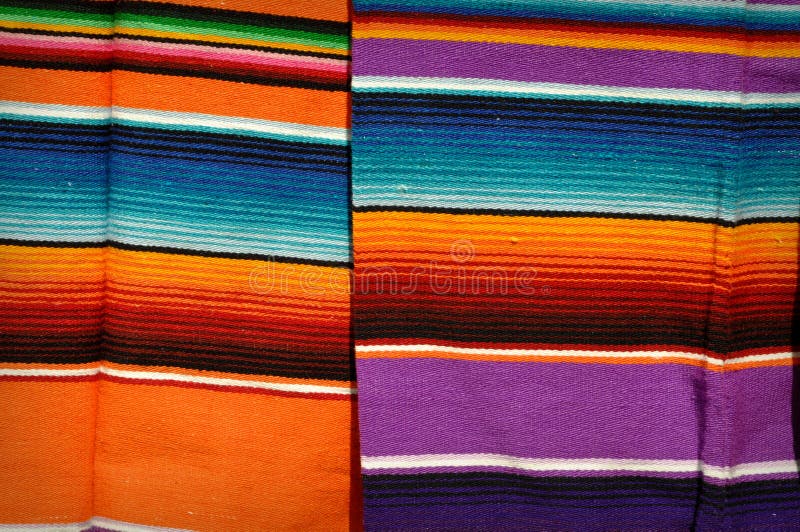 Couvertures colorées mexicaines maya image libre de droits Couvertures colorées mexicaines maya image libre de droits