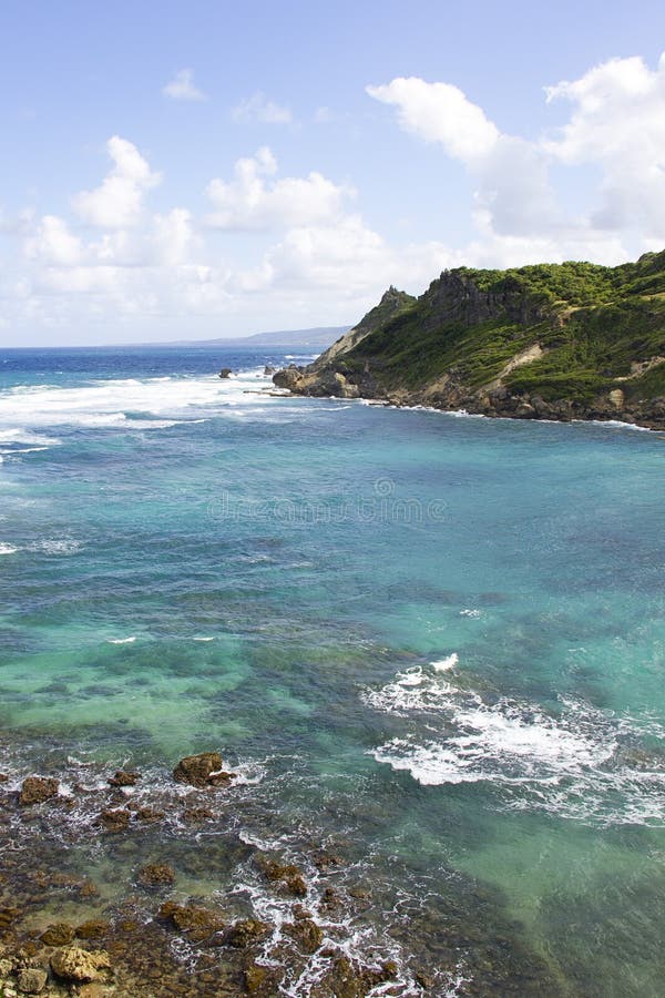 Cove Bay 4 stock image. Image of cove, tide, caribbean 23122973