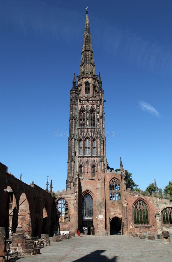 Coventry Catherdral imagem de stock Coventry Catherdral imagem de stock