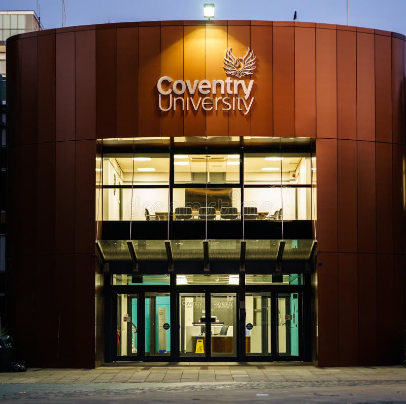 University of Coventry in UK Editorial Image Image of hall, brand