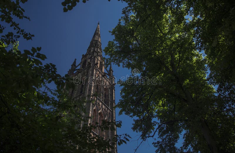 Coventry, Warwickshire, het UK, 27 Juni 2019, Kathedraalkerk van Heilige Michael royalty-vrije stock afbeeldingen Coventry, Warwickshire, het UK, 27 Juni 2019, Kathedraalkerk van Heilige Michael royalty-vrije stock afbeeldingen
