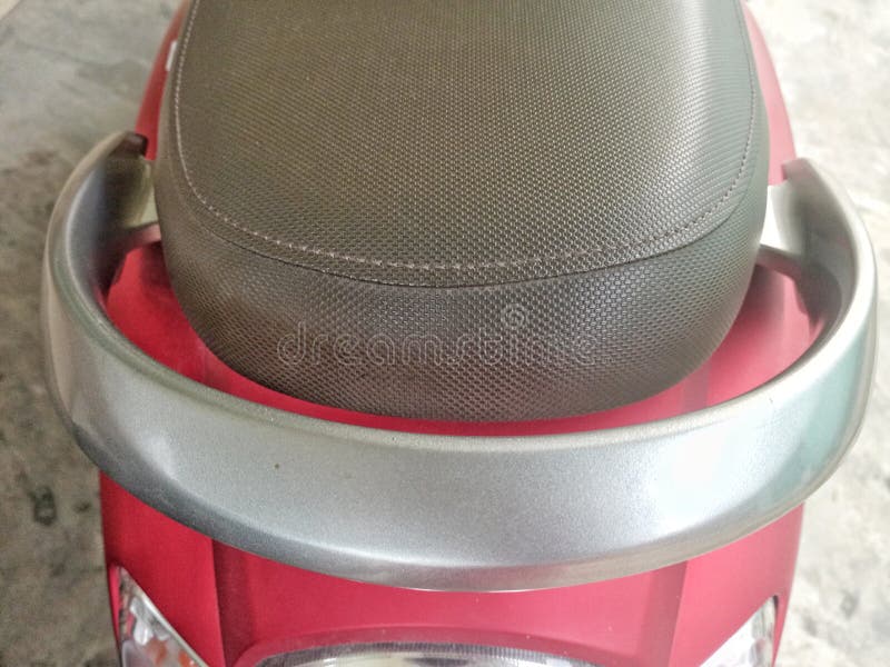 Cover or Motorcycle Seat Cover Made of Leather Stock Image Image of