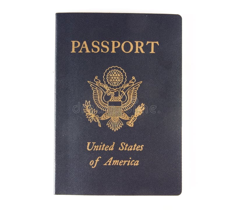 The Cover of a US Passport. Stock Photo Image of citizenship, customs