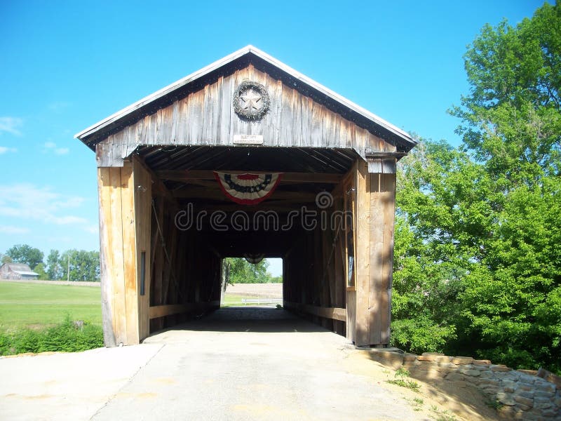 A Covered Bridge In Ohio