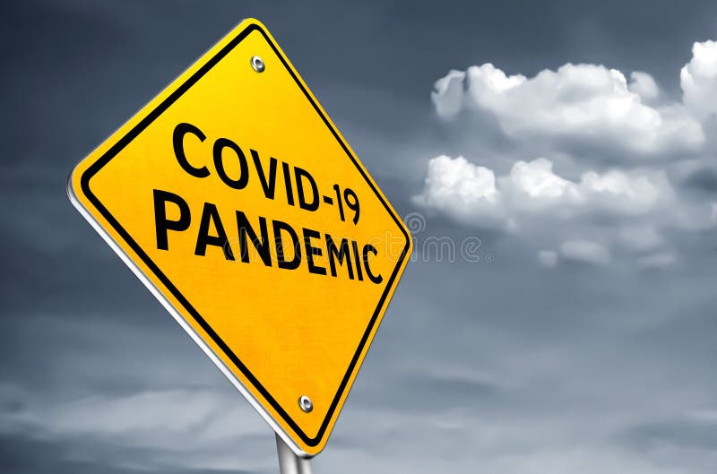 COVID 19 pandemic - roadsign message