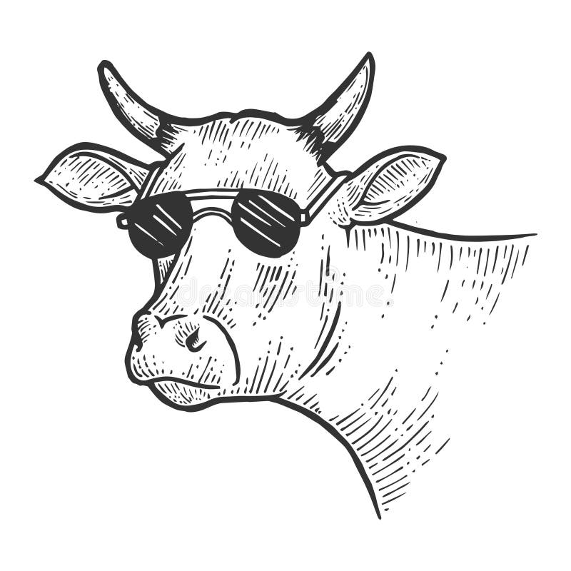 animals with sunglasses drawing