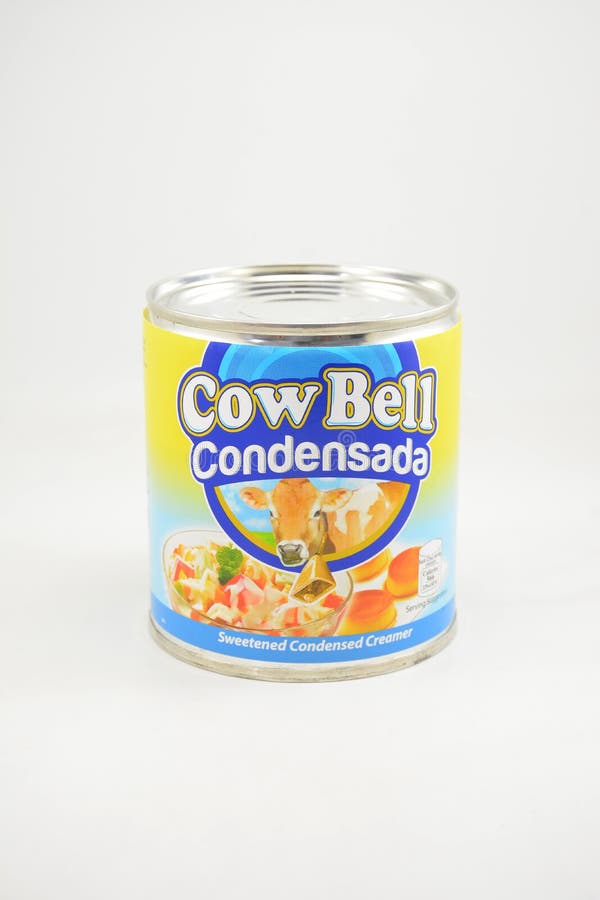 Cow Bell Condensed Milk Can In Manila Philippines Editorial cow-bell-condensed-milk-can-in-manila-philippines-editorial