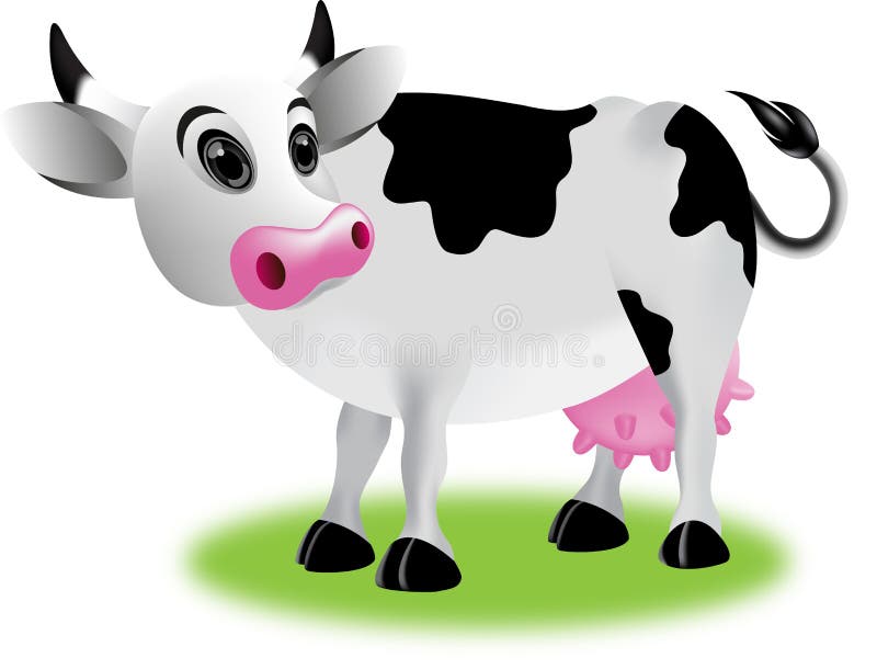 Happy cartoon cow stock vector. Illustration of vector - 78540850 Happy cartoon cow stock vector. Illustration of vector - 78540850