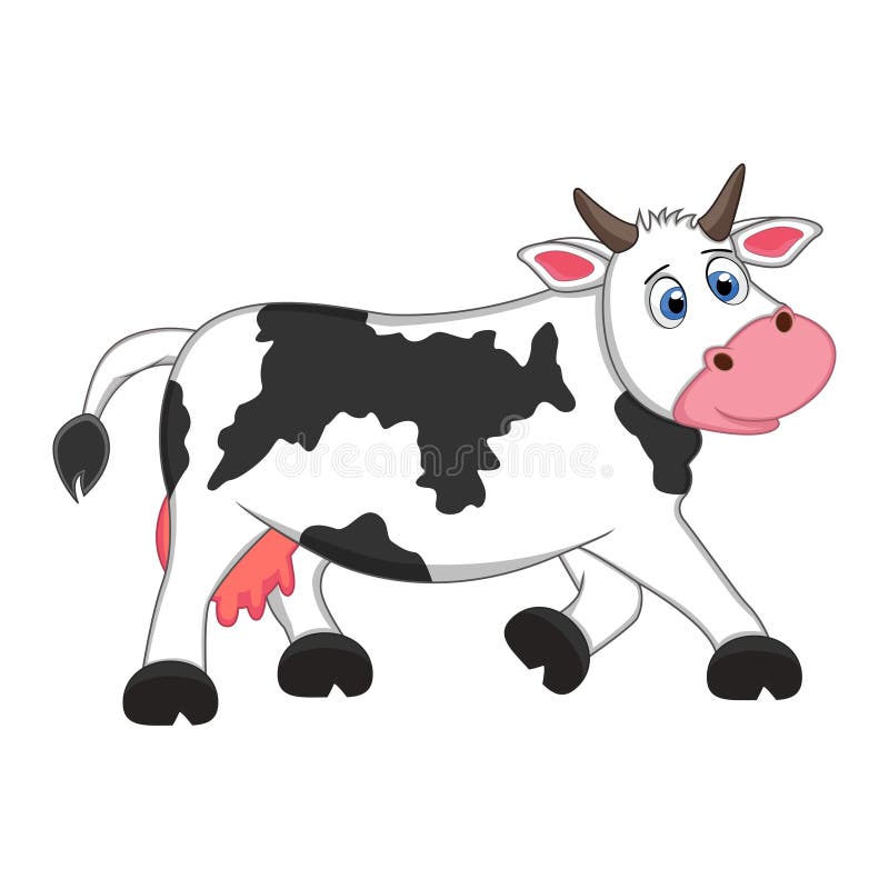 Cow Cartoon stock vector. Illustration of cattle, cute - 59958875 Cow Cartoon stock vector. Illustration of cattle, cute - 59958875