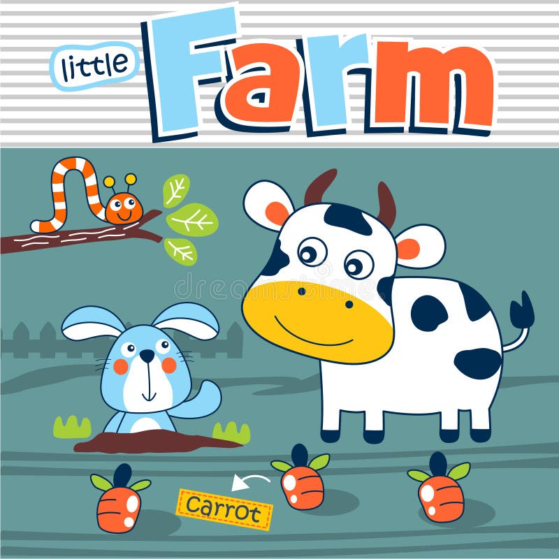 Cow and Owl in the Farm Funny Animal Cartoon,vector Illustration Stock Vector - Illustration of greet, grass: 175357893 Cow and Owl in the Farm Funny Animal Cartoon,vector Illustration Stock Vector - Illustration of greet, grass: 175357893