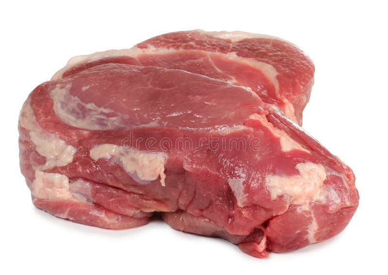 Cow raw meat stock image. Image of beefsteak, steak, supermarket 39124503