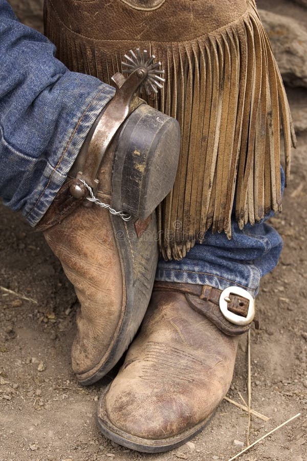 Cowboys nohy do topánky a páni.