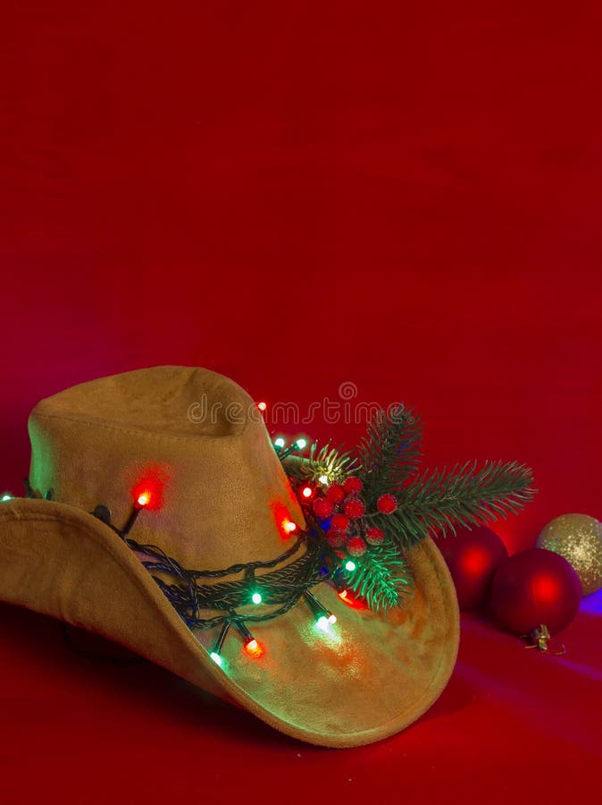 Cowboy Christmas Bandana Medium