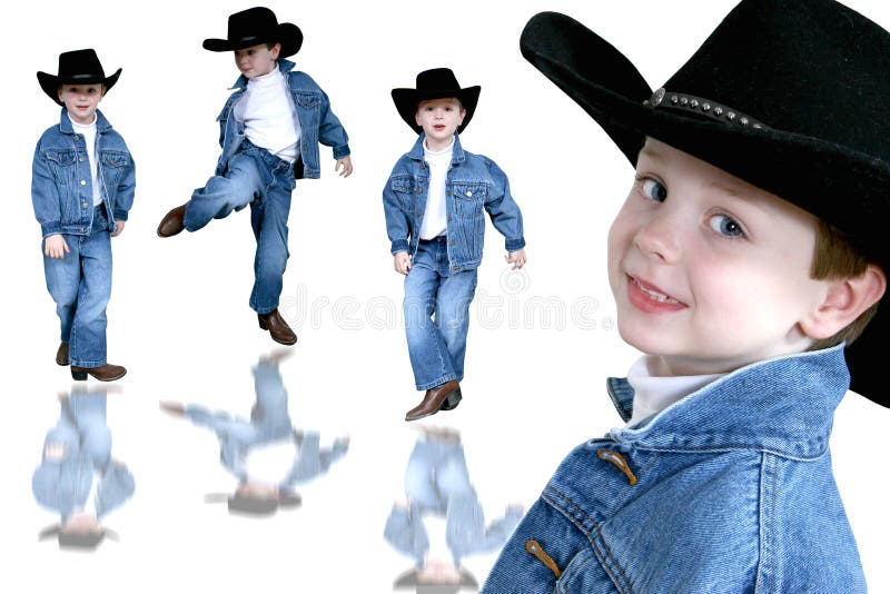 Adorable Four Year Old Cowboy Hat Stock Photo Image of handsone