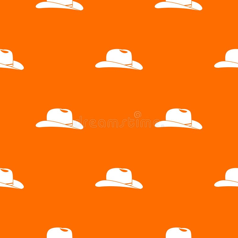 Cowboy Hat Pattern Seamless Stock Vector - Illustration of rodeo, blog ...