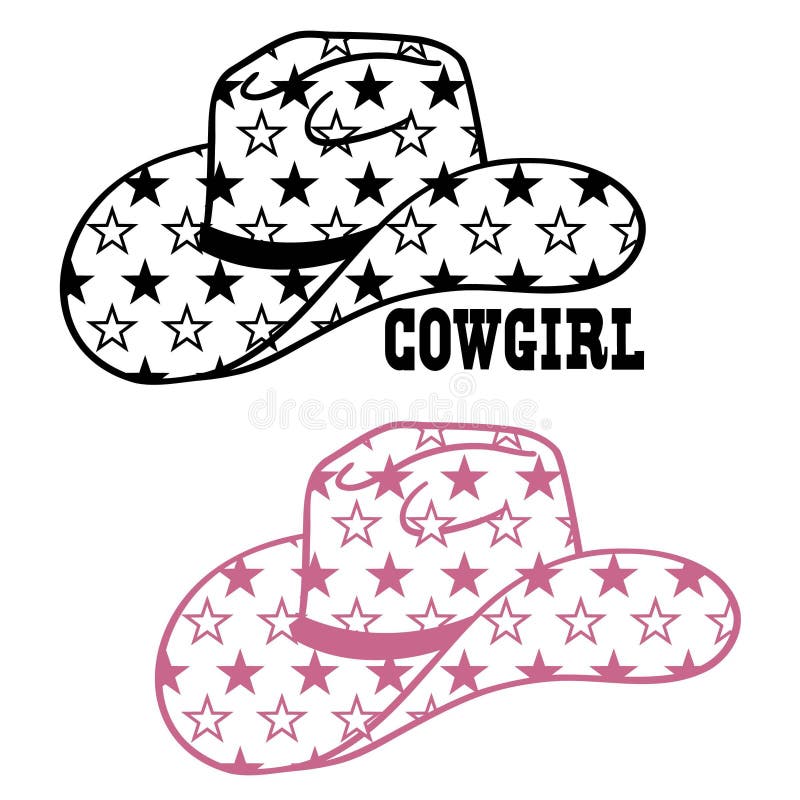 pink cowboy hat clipart free
