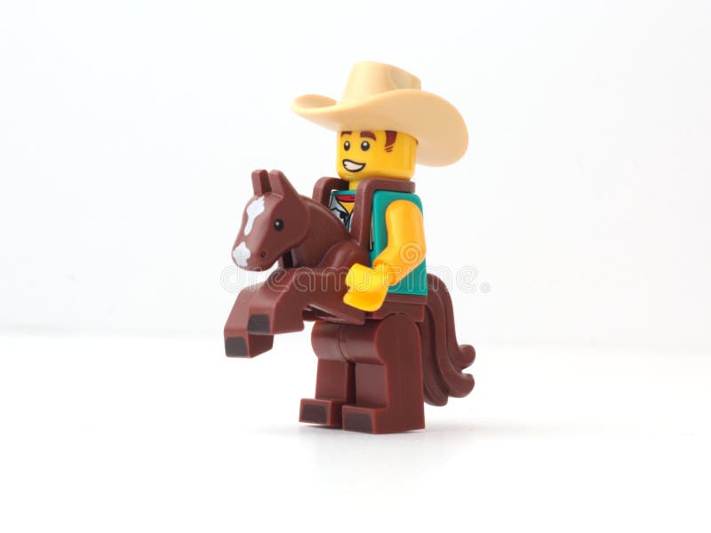 Cowboy LEGO stockfotografie Cowboy LEGO stockfotografie