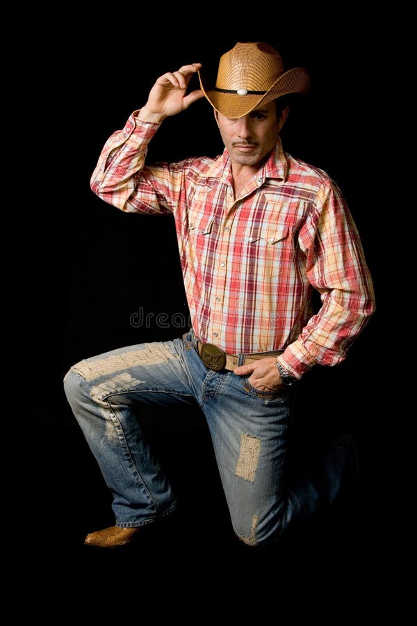 Cowboy posing 2