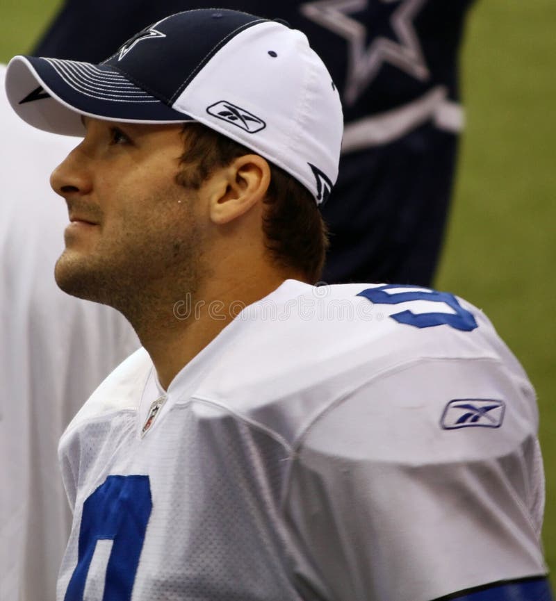 DALLAS - DEC 14: Taken in Texas Stadium on Sunday, December 14, 2008. Dallas Cowboys Quarterback Tony Romo on the sideline during a game with the NY Giants. DALLAS - DEC 14: Taken in Texas Stadium on Sunday, December 14, 2008. Dallas Cowboys Quarterback Tony Romo on the sideline during a game with the NY Giants.