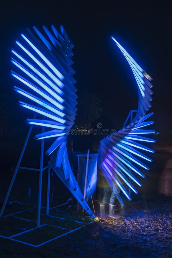 Cowdray Park Light Trail 2021 Editorial Photo Image of lasting, work