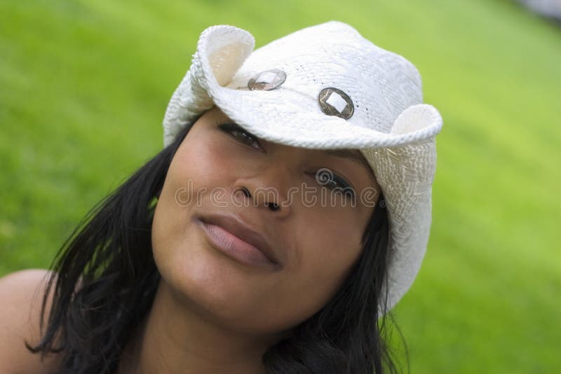 Black Cowgirl Stock Image Image Of Person Closeup Pretty 10371247
