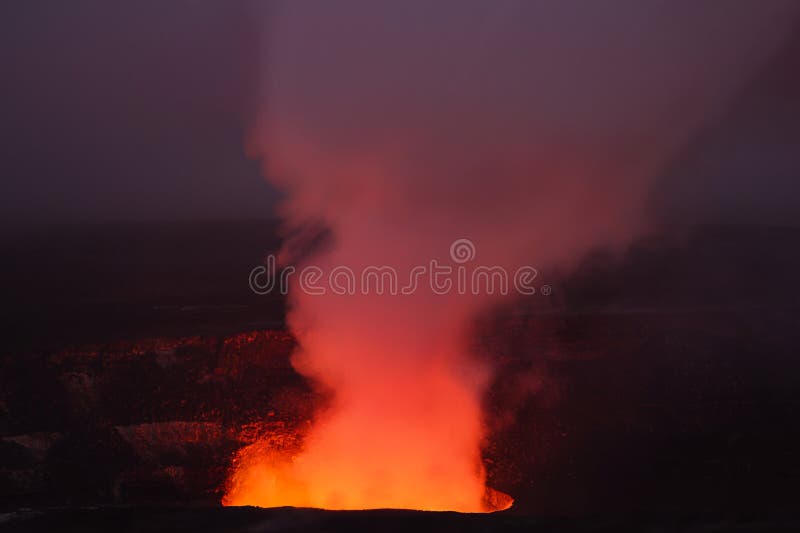 Vulcão de Kilauea imagem de stock royalty free Vulcão de Kilauea imagem de stock royalty free
