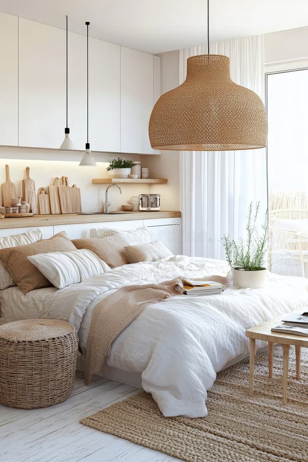 Scandinavian apartment ideas and inspo. - spoak.com - Cozy Scandinavian Penthouse Apartment Bedroom Decor