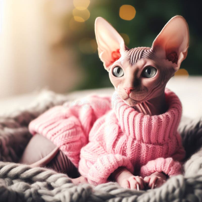 Sphinx Cat Sweater Stock Photos - Free & Royalty-Free Stock Photos from  Dreamstime