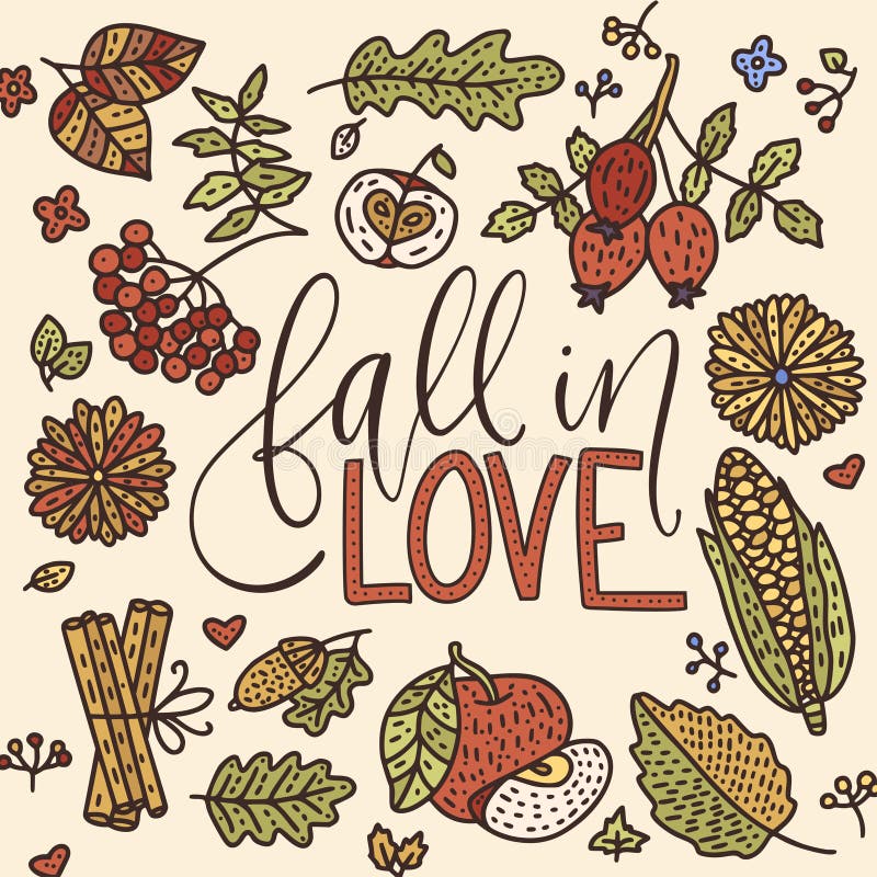 Autumn Quotes Vintage Lettering Set Fall Stock Vector (Royalty Free)  731345701