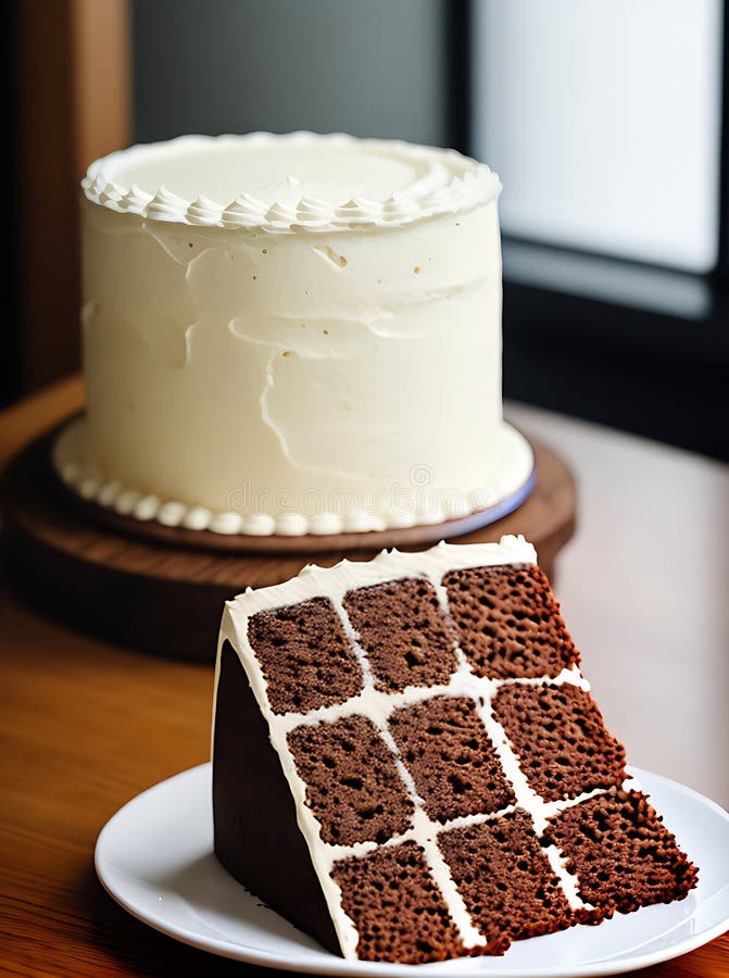 Cozy Restaurant with Realistic Cake Warm Lighting. Stock Image Image