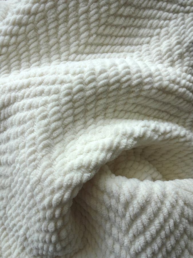 Cozy White Blanket stock image. Image of comfy, throw 95595385