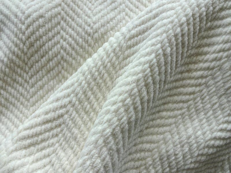 Cozy White Blanket stock image. Image of comfy, chunky 95595471