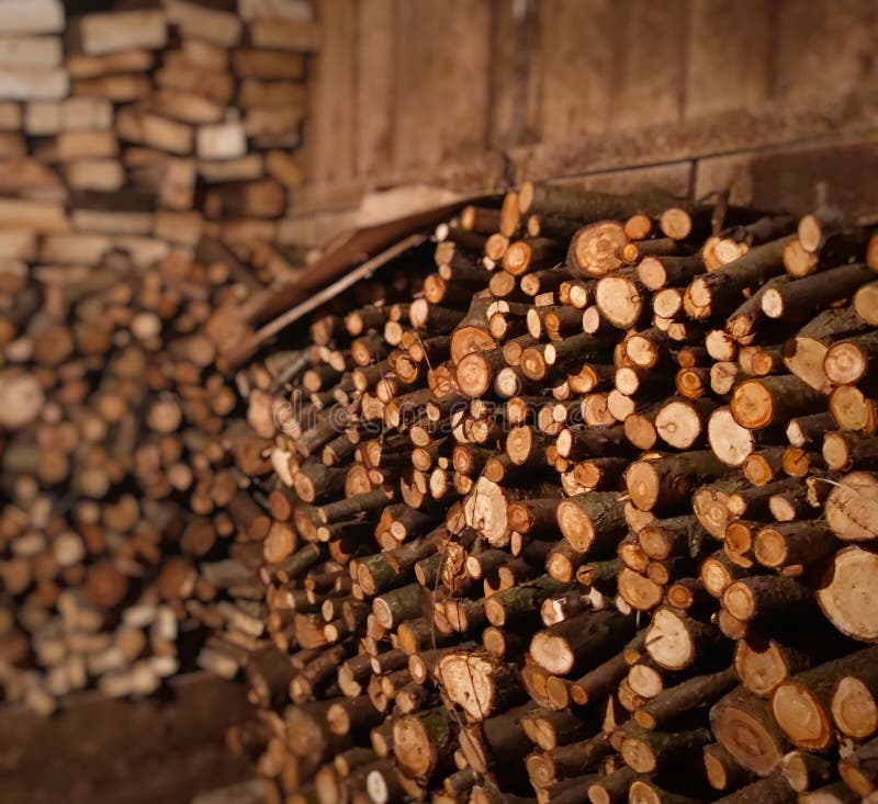 Cozy Wood for the Stove in a Rustic Barn Stock Photo Image of stove